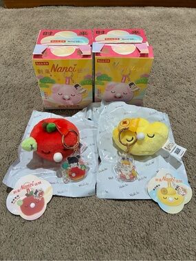 Rolife NANCI STRESS RELIEF PLUSH PENDANT Lot of 2 Confirmed Keep Well Chill Life